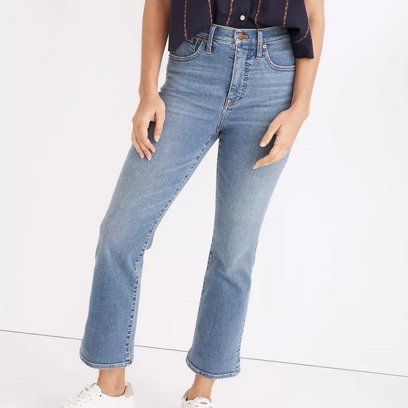 Madewell Denim - Madewell Light Blue Cali Demi Boot Jeans Dorrance Wash Size 27